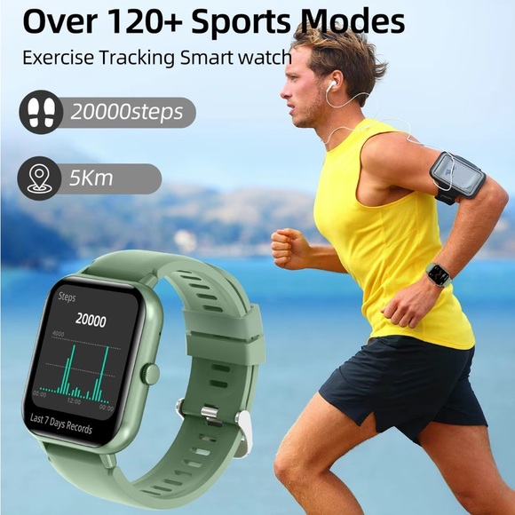 1.83” Touch Screen Fitness Smartwatch - Picture 3 of 10